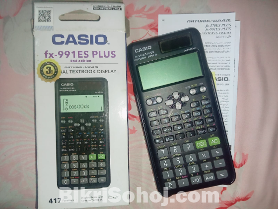 CASIO 991 es plus calculator